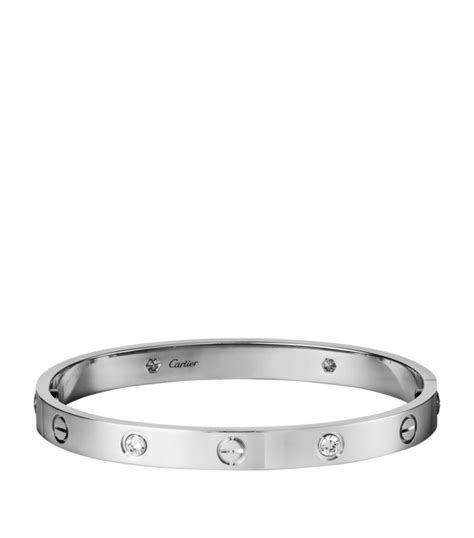 cartier love bracelet diamonds white gold|affordable cartier love bracelets uk.